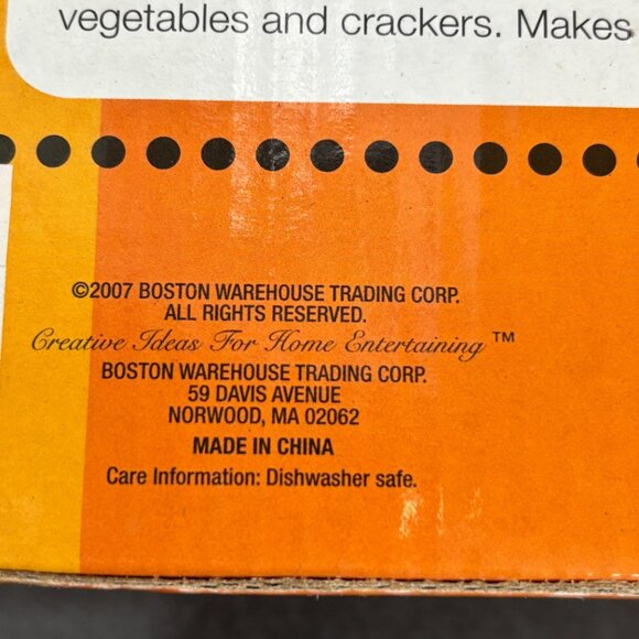 Vintage Boston Warehouse Witches Brew Dip Set Bowl and Spreader Original Box - Picture 3 of 15